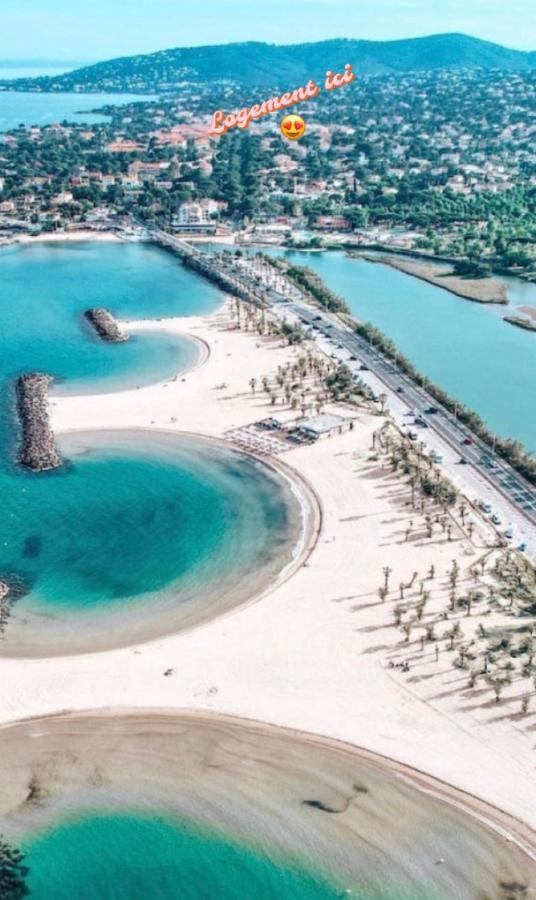 F2/4 Pers Plage-Commerces A Pieds-Parking Prive Saint Aygulf Exterior photo